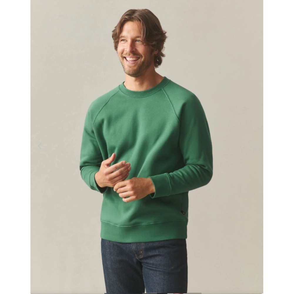 American Giant Classic Midweight‎ Crewneck Sweatshirt Mens Large Green Cotton